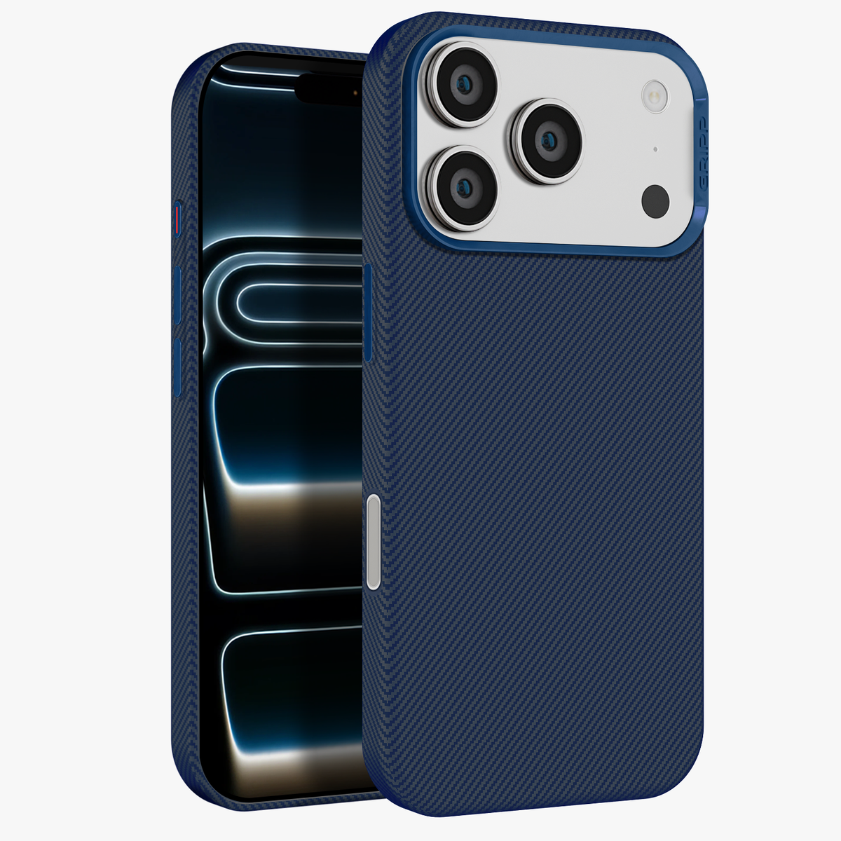 GRIPP Carbon Slim Apple iPhone 17 Pro Max MagSafe Case - Blue