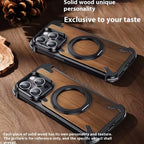 Protective Apple iPhone Back Cover - covermeup Walnut Lens Protection - iPhone Case - Style 5