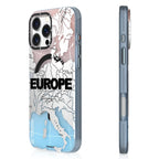 Protective Apple iPhone Back Cover - Youngkit International Series EUROPE Designer Matte Finish Case for iPhone 16 Pro - Style 2
