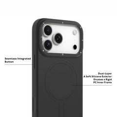 YOUNGKIT Morandi Silicon Case for iPhone 17 Pro Max (BLACK)