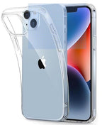 Protective Apple iPhone Back Cover - Silicone Clear Transparent Case for iPhone - Style 3