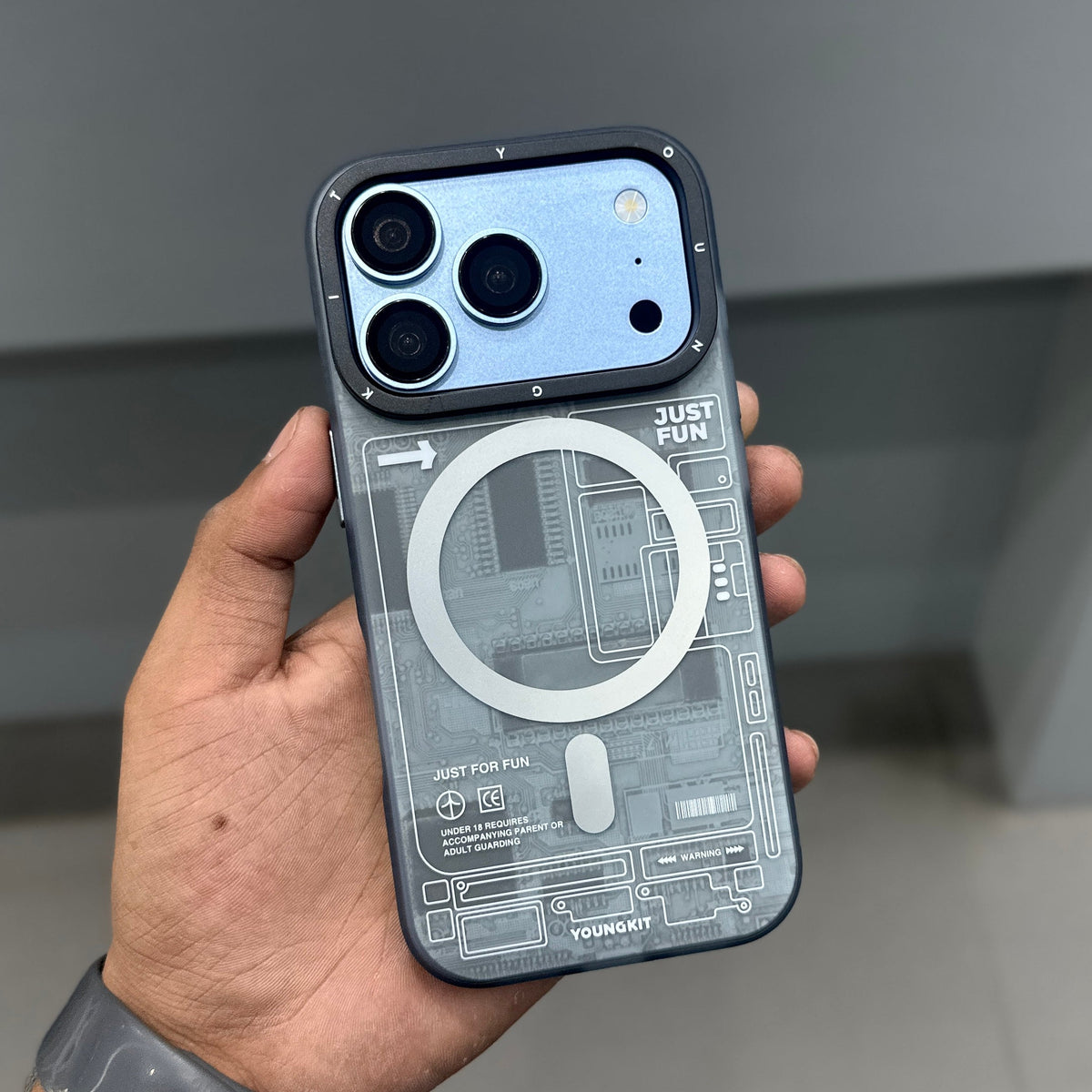 YOUNGKIT CYBER SERIES CASE - GREY ( No. 4024 )