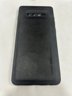 Leather Hard Case for Samsung Galaxy S10 Plus Mobile Case by CoverMeUp - Style 3
