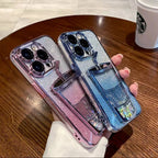 Glitter Star Drink Cup and Straw Back Case Mobile Case by CoverMeUp - Style 10