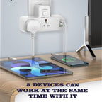 Smart Power Hub With Touch Control Night Lamp Mobile Case by CoverMeUp - Style 9