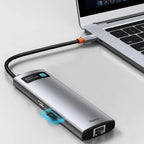 Baseus 8-in-1 USB C Hub Docking Station Mobile Case by CoverMeUp