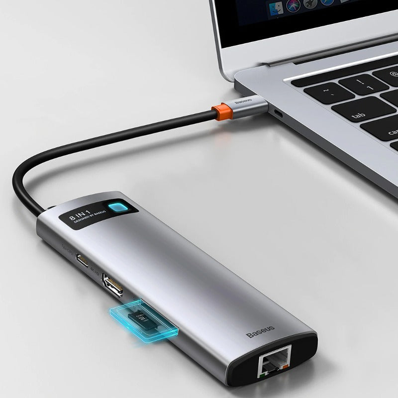 Baseus 8-in-1 USB C Hub Docking Station