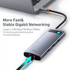 Baseus 8-in-1 USB C Hub Docking Station Mobile Case by CoverMeUp - Style 6
