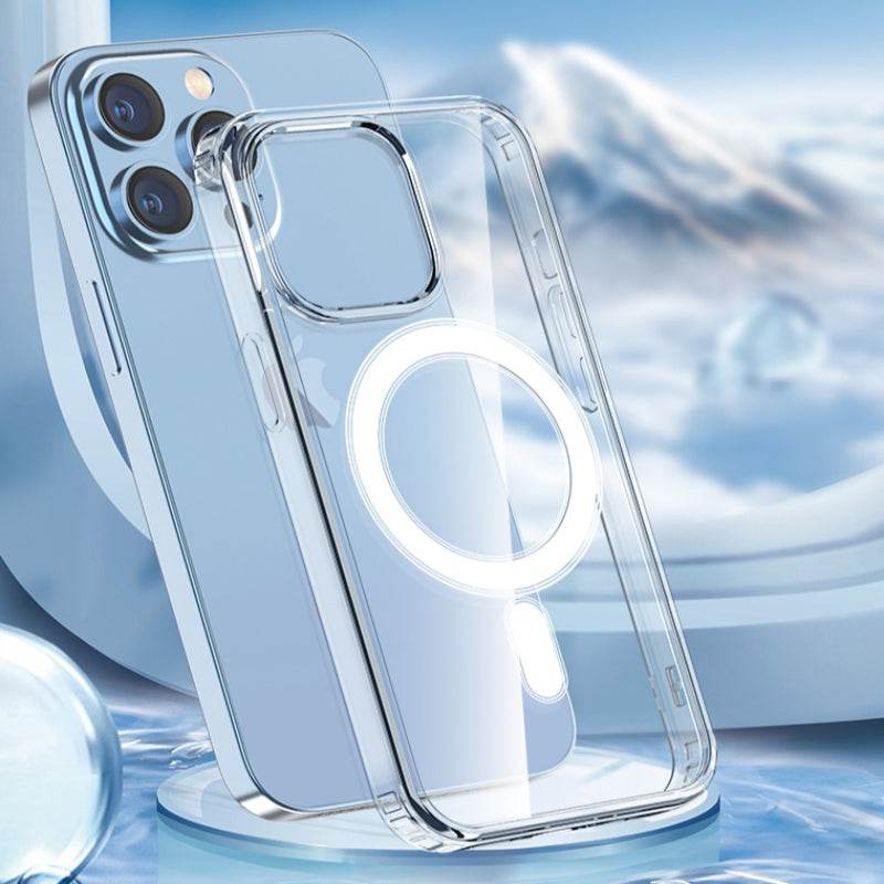 Protective Apple iPhone Back Cover - iPhone - New Generation Clear Magsafe Edition Case - Style 9