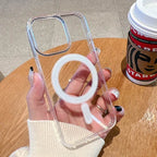 Protective Apple iPhone Back Cover - iPhone - New Generation Clear Magsafe Edition Case - Style 11