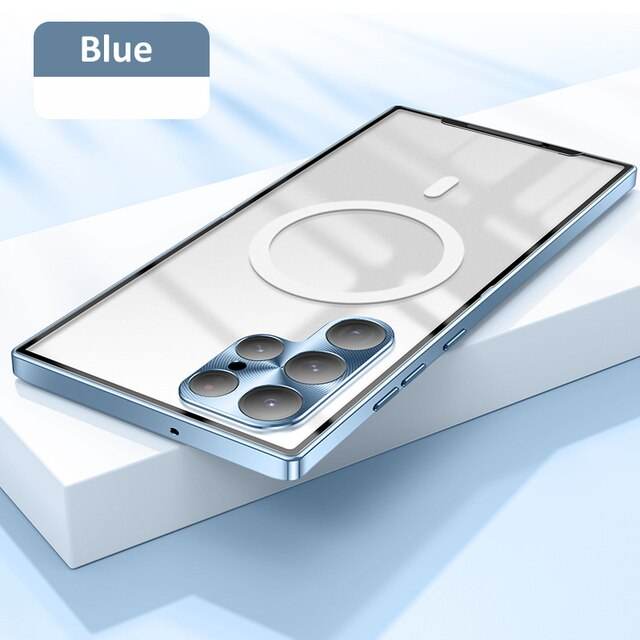 Matte Magsafe Case With Titanium Frame - Samsung Mobile Case by CoverMeUp - Style 14