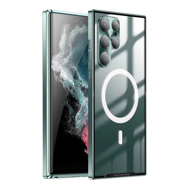 Luxury Ultra-Thin Magsafe Matte Metal Frame Case - Samsung Mobile Case by CoverMeUp