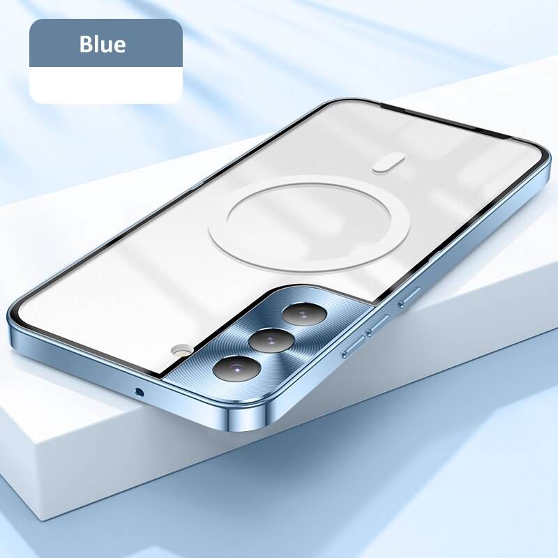 Matte Magsafe Case With Titanium Frame - Samsung Mobile Case by CoverMeUp - Style 15