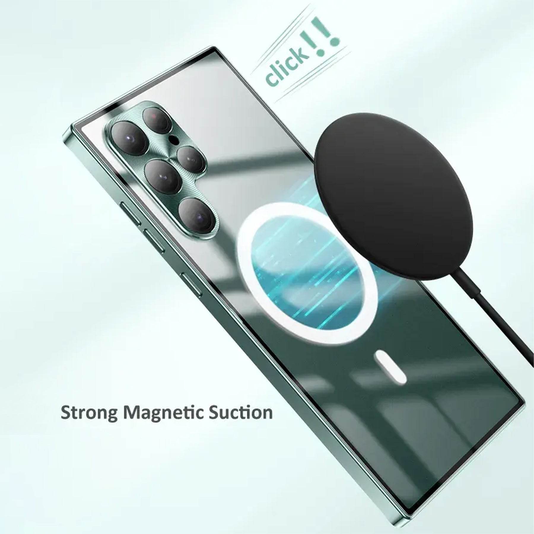 Matte Magsafe Case With Titanium Frame - Samsung Mobile Case by CoverMeUp - Style 19