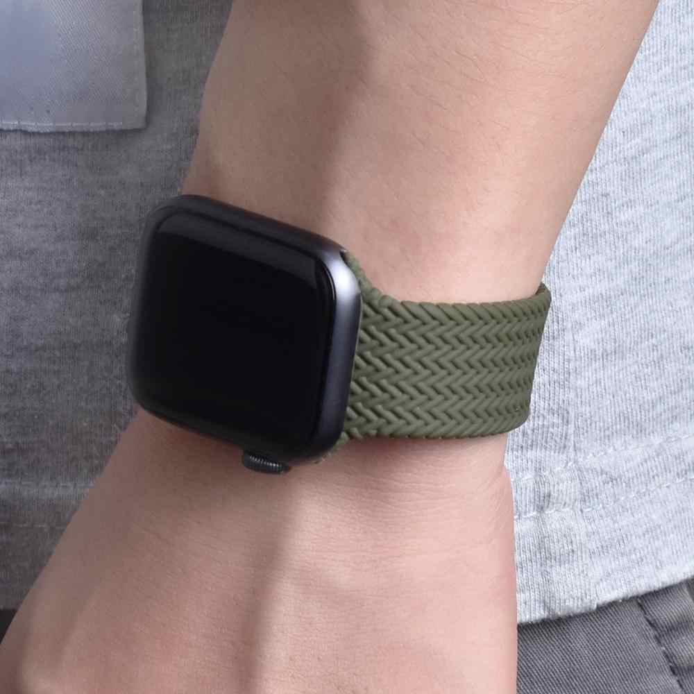Woven Nylon Braided Solo Loop for Apple Watch Mobile Case by CoverMeUp - Style 6