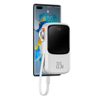 Qpow™ 10000mAh Power Bank with Type-C Cable Mobile Case by CoverMeUp - Style 5