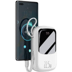 Qpow™ 10000mAh Power Bank with Type-C Cable Mobile Case by CoverMeUp - Style 3