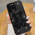 Glitter 3D Bear Protective Case Mobile Case by CoverMeUp