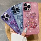 Glitter 3D Bear Protective Case Mobile Case by CoverMeUp - Style 11