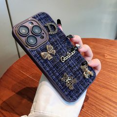 Bear Bling Cloth Texture Case