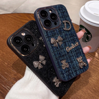 Bear Bling Cloth Texture Case Mobile Case by CoverMeUp - Style 8