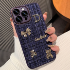 Bear Bling Cloth Texture Case Mobile Case by CoverMeUp - Style 9