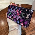 Colorful Plated Weave Pattern Case Mobile Case by CoverMeUp - Style 10