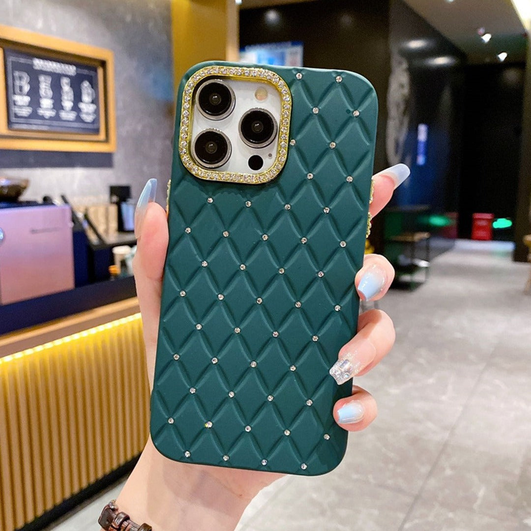 Diamond Cut Rhinestoned Back Case
