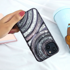 Glow Wave Electroplated Ripple Phone Case Mobile Case by CoverMeUp - Style 7