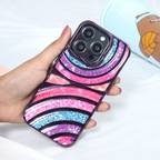 Glow Wave Electroplated Ripple Phone Case Mobile Case by CoverMeUp - Style 6