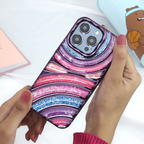 Glow Wave Electroplated Ripple Phone Case Mobile Case by CoverMeUp - Style 3