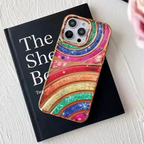 Glow Wave Electroplated Ripple Phone Case Mobile Case by CoverMeUp - Style 10