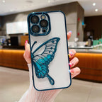 Glowing Butterfly Transparent Phone Case Mobile Case by CoverMeUp