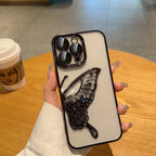 Glowing Butterfly Transparent Phone Case Mobile Case by CoverMeUp - Style 10
