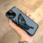 Glowing Butterfly Transparent Phone Case Mobile Case by CoverMeUp - Style 15