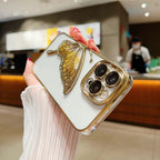 Glowing Butterfly Transparent Phone Case Mobile Case by CoverMeUp - Style 20