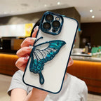 Glowing Butterfly Transparent Phone Case Mobile Case by CoverMeUp - Style 13