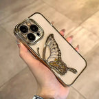 Glowing Butterfly Transparent Phone Case Mobile Case by CoverMeUp - Style 19