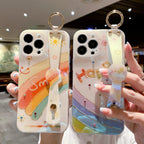 Color Burst Rainbow Wristband Phone Case Mobile Case by CoverMeUp - Style 3