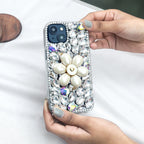 Diamond Petal Elegance Stand Phone Case Mobile Case by CoverMeUp - Style 3