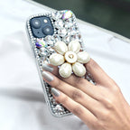 Diamond Petal Elegance Stand Phone Case Mobile Case by CoverMeUp - Style 5