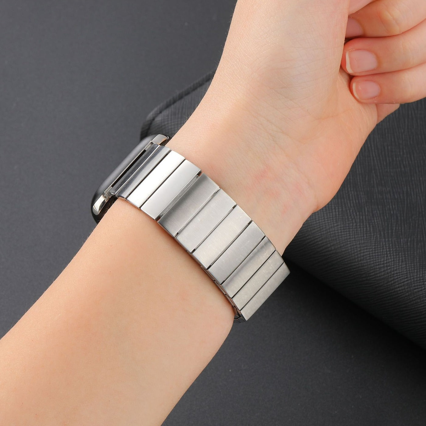 Premium Magnetic Chain Strap for Apple Watch Mobile Case by CoverMeUp - Style 7