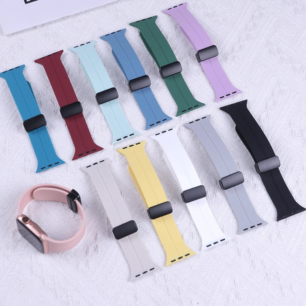 Magnetic Lock Strap For Apple Watch Mobile Case by CoverMeUp - Style 18