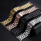 Stainless Steel Craft Wrist Strap for Apple Watch Mobile Case by CoverMeUp - Style 6