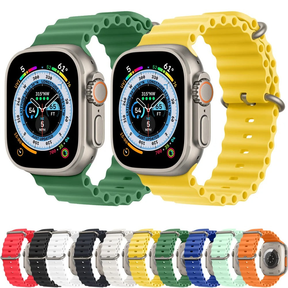 Aqua Breeze Oceanic Watch Band for Apple Watch Mobile Case by CoverMeUp - Style 6