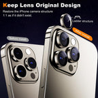 Protective Apple iPhone Back Cover - iPhone Series Camera Ring Lens Protector - Style 28