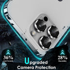 Protective Apple iPhone Back Cover - iPhone Series Camera Ring Lens Protector - Style 29