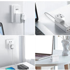 Universal Portable Exchange Adapter Plug Mobile Case by CoverMeUp - Style 4