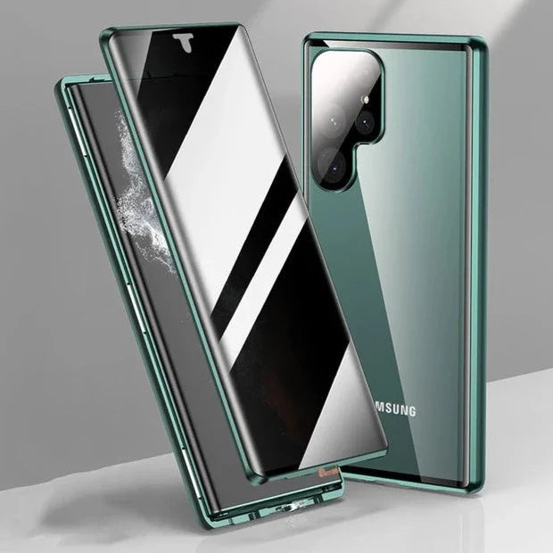 Privacy Shield Dual Magnetic Glass Case - Samsung Mobile Case by CoverMeUp - Style 2