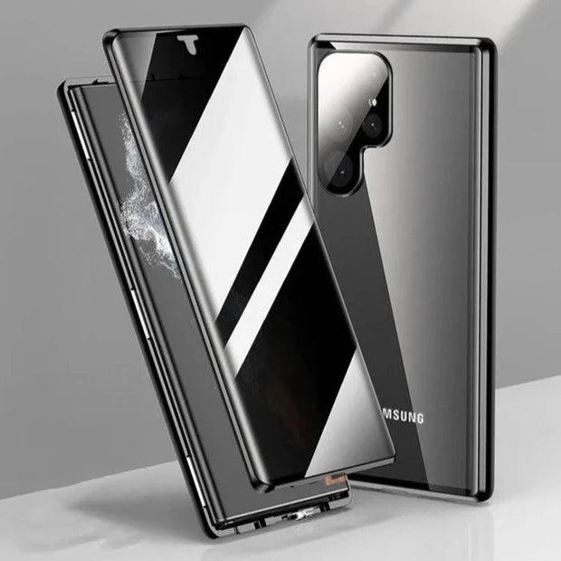 Privacy Shield Dual Magnetic Glass Case - Samsung Mobile Case by CoverMeUp - Style 15